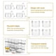 thumbnail image 4 of Caja de almacenamiento de plástico con 12 cuentas y lentejuelas para joyería, ideal para guardar botellas., 4 of 6