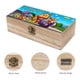 thumbnail image 3 of Caja Organizadora de Madera Rústica Desmarcar Go, Dog. Go!, 3 of 6