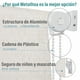 thumbnail image 4 of Cortina Roller Blackout Textura Lino 180 X 165 Cm Sunfree, 4 of 10