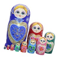 Bothyi - Juguete Anidado Muñeca Tradicional Juguete Muñecas Rusas Para El Festival De La Sala De Estar