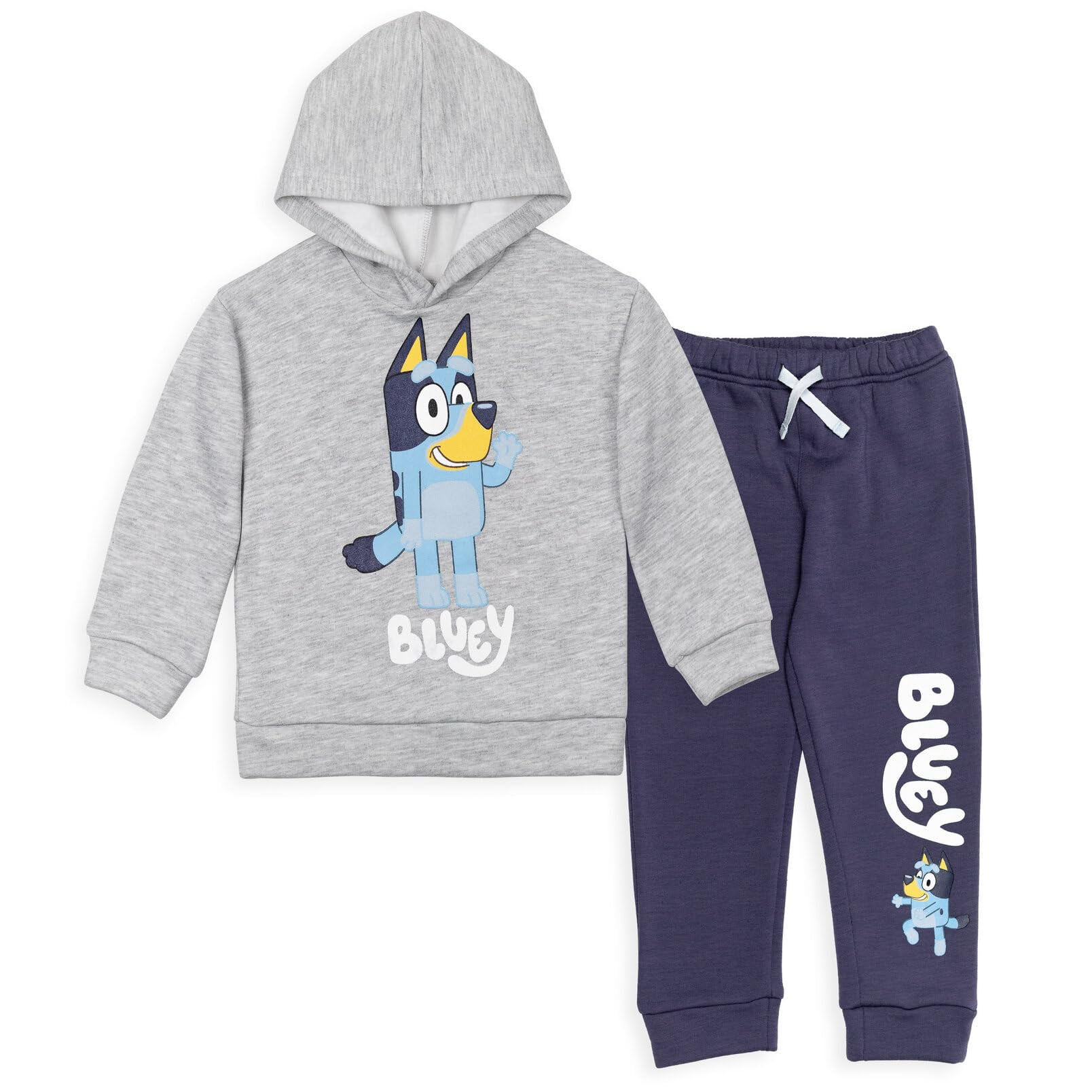Bluey - Conjunto Para Niños Pequeños Con Sudadera Y Pantalones De Forro Polar 5t