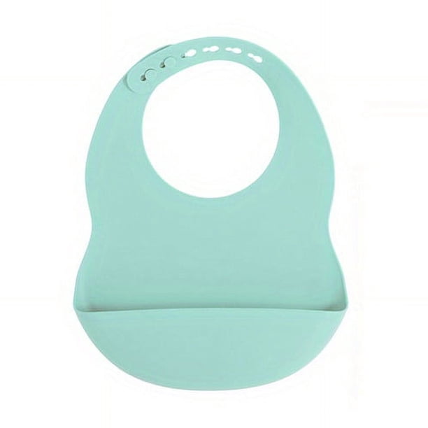 Adjustable BPA-Free Silicone Baby Bib for Mess-Free Feeding and Drooling