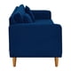 thumbnail image 5 of Sofa New Retro 3C + 2 Pouf Felpa 04 Azul Marino, 5 of 6