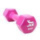 thumbnail image 2 of Mancuerna Hexagonal Vinilio Jks Rosado 3kg Unidad, 2 of 5