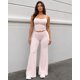 thumbnail image 5 of Conjunto Deportivo Para Mujer Top Tirantes Pantalon Palazzo, 5 of 6