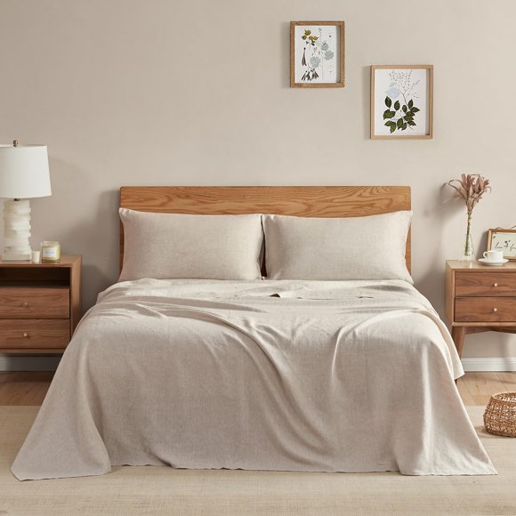 Juego De Sábanas Pure Linen 100% Lino Francés Tamaño King