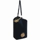 thumbnail image 1 of Tote De Heno Bolsa Colgante De Cabra Alimentador Tote Premium Oxford Tela Con Anillo De Metal Y Correa Ajustable Para Caballos Burros Vacas Alpacas Avestruzas U Otros Animales Negro, 1 of 3