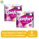 thumbnail image 3 of Papel Higienico Confort 22 Metros Paquete de 8 Unidades, 3 of 4
