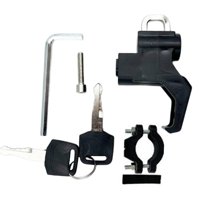 Ioensy - Gancho De Bloqueo Para Casco De Motocicleta, Resistente Al Agua, Antioxidante, Fácil Instalación, Estilo Universal F