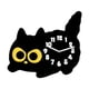 thumbnail image 5 of Reloj De Mesa Con Forma De Gato, Sin Tictac, Para Dormitorio, Inauguración De La Casa, Analógico, 5 of 5