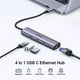 thumbnail image 3 of Adaptador USB C a Ethernet Hub UGREEN 4 en 1 con 3 puertos USB 3.0, 3 of 3