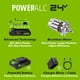 thumbnail image 3 of Batería Greenworks PowerAll 24 V 2 Ah USB-C Pack 2, 3 of 3