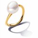 thumbnail image 2 of Anillo Pandora Baroque Treated Freshwater Cultured Pearl 14K Gold Plating, 2 of 2