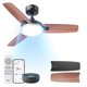 thumbnail image 1 of Ventilador de techo Dreo Smart con luces de 42 pulgadas negro con control remoto, 1 of 9