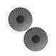 thumbnail image 4 of Generic Coche Aire Acondicionado Parabrisas Universal 2 Piezas Para Coche Camión Redondo, 4 of 5