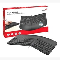 Teclado Genius Ergo Kb-700 C/Tecla Copilot Usb Sp Negro Idioma Español Latinoamérica