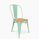 thumbnail image 3 of Silla Tolix Wood Menta, 3 of 3