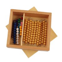 Magideal - Juego De Materiales De Cuentas Montessori, Juguete Matemático, Manipuladores Matemáticos, Juguete De Apilamiento Y Clasificación De Cuentas Para Niños Estilo B
