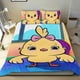 thumbnail image 1 of Canticos Conjunto de sábanas temático, trío de piezas, cómodo y amigable con la piel, diseño único, regalo de decoración para el hogar para familiares, amigos y fans,173cm *218cm, 1 of 6