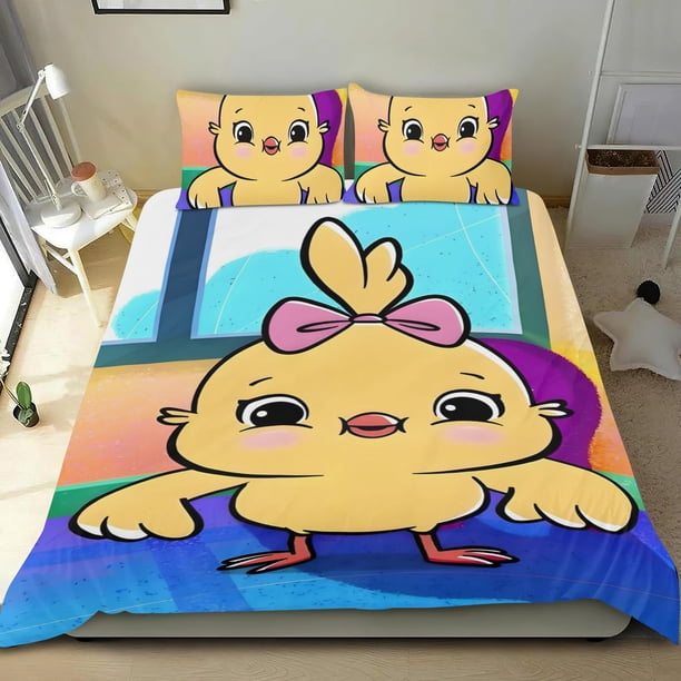 Canticos Conjunto de sábanas temático, trío de piezas, cómodo y amigable con la piel, diseño único, regalo de decoración para el hogar para familiares, amigos y fans,173cm *218cm