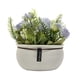thumbnail image 1 of Planta Artificial Macetero Ceramica Blanco Arreglo Floral celeste, 1 of 6