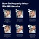 thumbnail image 4 of Máscara respiratoria IFM Indiana N95 aprobada por NIOSH x25, 4 of 6