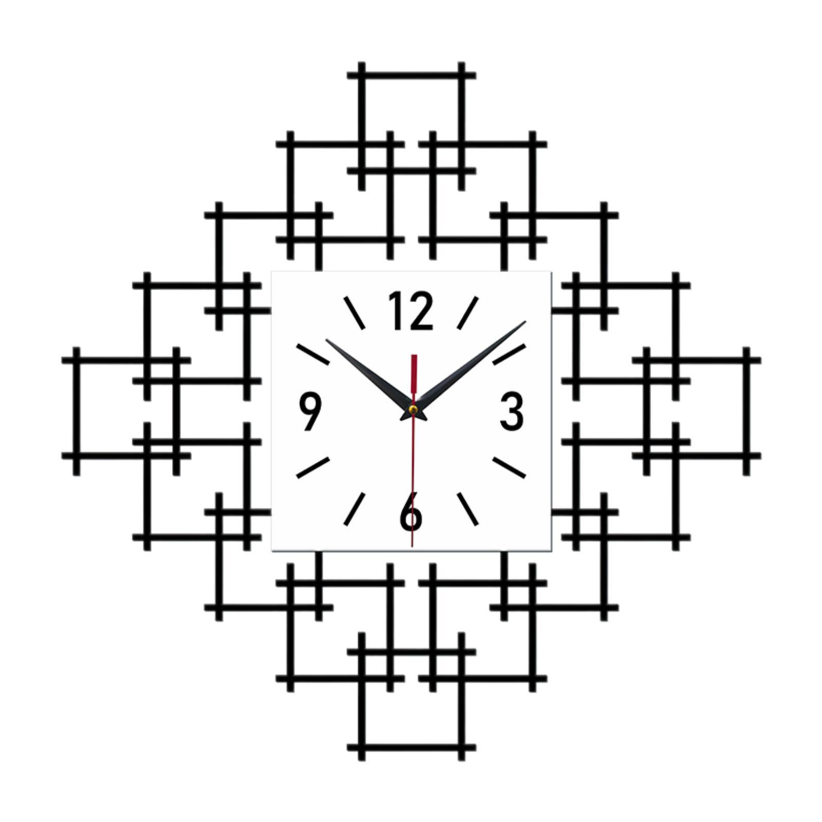 Magideal - Reloj De Pared Acrílico Creativo Y Silencioso Con Diseño Moderno Y Fácil Lectura Apropiado Para Cocina Sala Dormitorio Oficina Regalos Y Fiestas De In 30 Centímetros