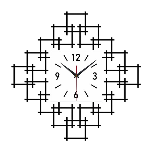Reloj de Pared Acrílico Creativo Y Silencioso con Diseño Moderno Y Fácil Lectura Apropiado para Cocina Sala Dormitorio Oficina Regalos Y Fiestas de In 30 centímetros