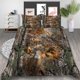 thumbnail image 1 of Halloween Style Black Skull Forest Cat Quilt Duvet Cover Set Bed Linen 3-Piece Bedding Set, 1 of 5