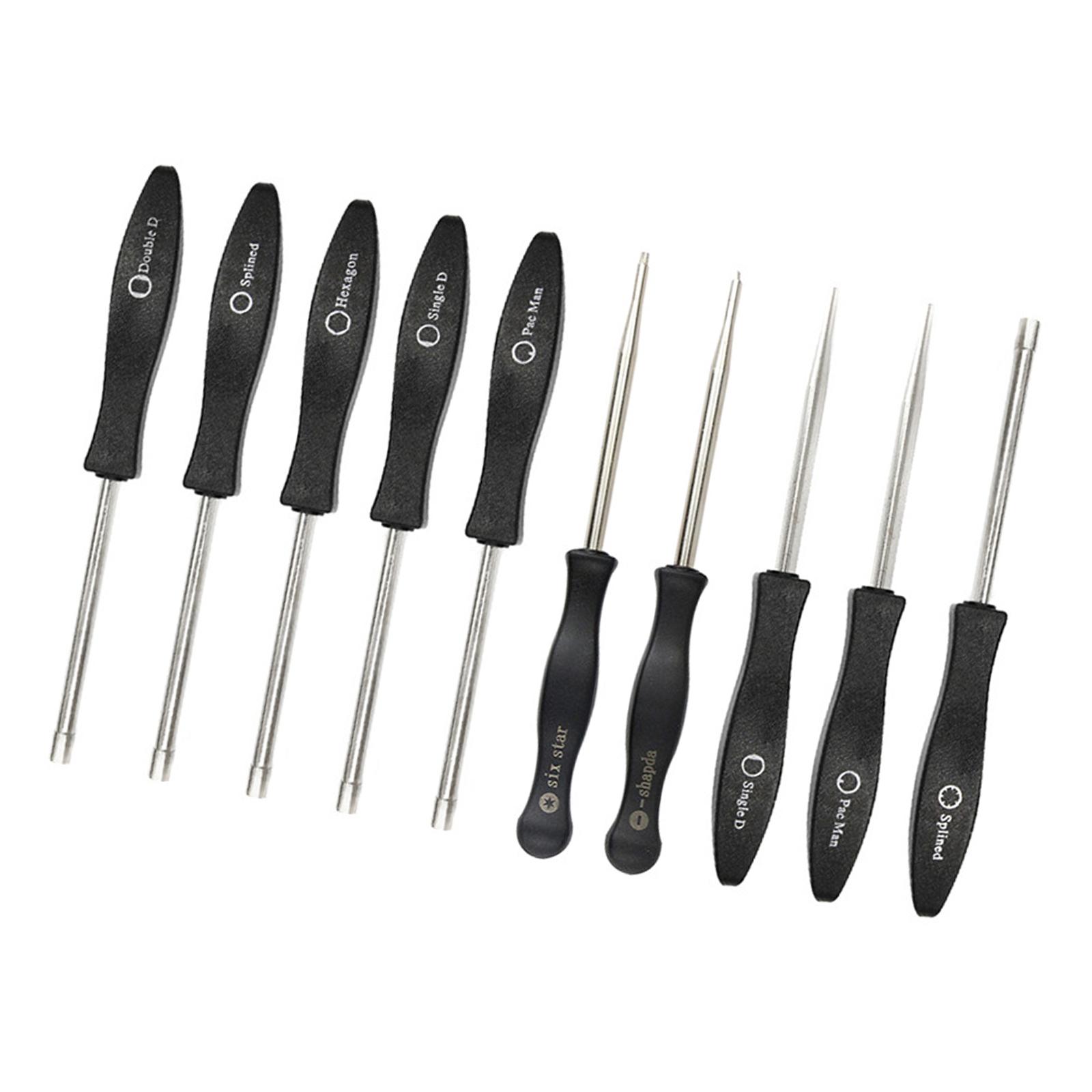 Magideal - Herramienta De Ajuste De Carburador De Material Acero Inoxidable, Kit De Destornillador, Kits De Ajuste Para Herramienta De Ajuste, Piezas De Recortadora De 10 Piezas