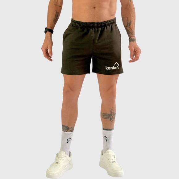 Short Relax Cotton Algodón Militar Hombre Konko