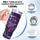 thumbnail image 5 of Hotel Hazbin Vaso aislado de acero inoxidable con asa, diseño temático, regalo para familia, amigos y fans; incluye pajita y encaja en el portavasos estándar, 40 oz, 5 of 6