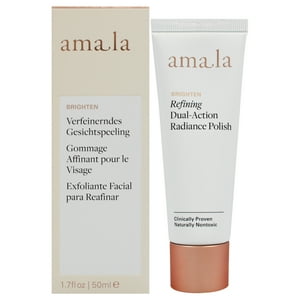 Amala - Esmalte Radiante De Doble Acción De Refinado De Para Mujeres - Exfoliante