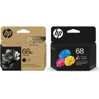 Cartuchos De Tinta Hp 68E Evomore Negro Y Tricolor Paquete De 2