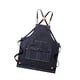 thumbnail image 2 of Delantal De Lona Con Bolsillo Delantal De Chef Ajustable Para El Hogar Restaurante Taller Negro, 2 of 3