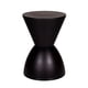 thumbnail image 1 of Mesa auxiliar Benzara Hillary 30 x 30 x 43 cm para interiores y exteriores, color negro, 1 of 5