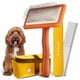 thumbnail image 1 of Cepillo slicker para perros DOODLEEZ, kit de aseo mediano, naranja, 1 of 7