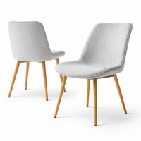 Oh! Mi Hogar ® - Pack De 2 Sillas Milano Soft De Lino