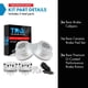 thumbnail image 2 of Kit de frenos traseros TRQ cerámico ventilado con recubrimiento G para Ford 2006-07, 2 of 9