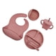 thumbnail image 1 of Juego De Alimentación De Silicona De 6 Uds., Juego De Cuencos De Succión De Silicona Para Niños Y Niñas, Color Rosa, 1 of 5