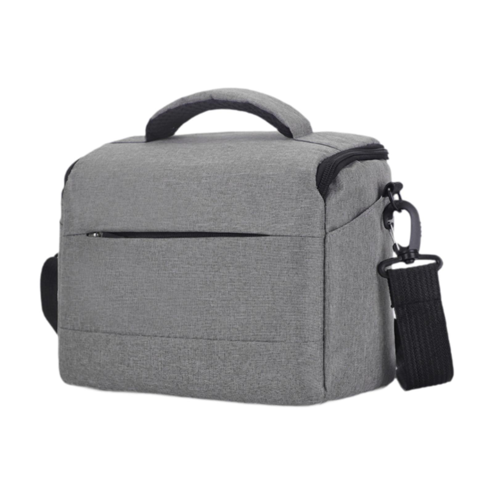 Magideal - Bolso Bandolera Para Cámara, Caja Protectora Para Proyector Con Asa, Bolso Bandolera Ligero, Bolsa De Transporte Para Viajes, 750D 800D, Para Exterior Gris