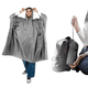 thumbnail image 3 of Poncho Impermeable Sin Olor Suave Capa Impermeable 210*140cm, 3 of 6