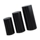 thumbnail image 1 of 3 Piezas De Cubiertas De Pilar De Pedestal, Suministros Para Fiestas De Graduación, Fiesta De Cumpleaños, Color Negro, 1 of 3