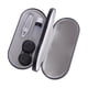 thumbnail image 4 of Estuche para gafas de doble cara con pinzas de espejo y botella, caja para lentes de contacto portátil, juego de almacenamiento para remojo de viaje, Negro, 4 of 5