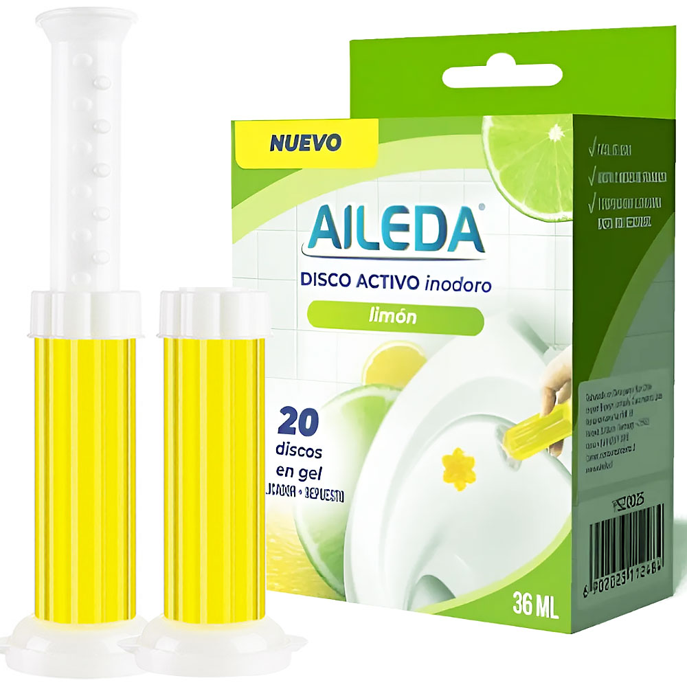 Aileda Bloque Adhesivo Fragancia Wc Inodoro Limpiador Baño -Gel