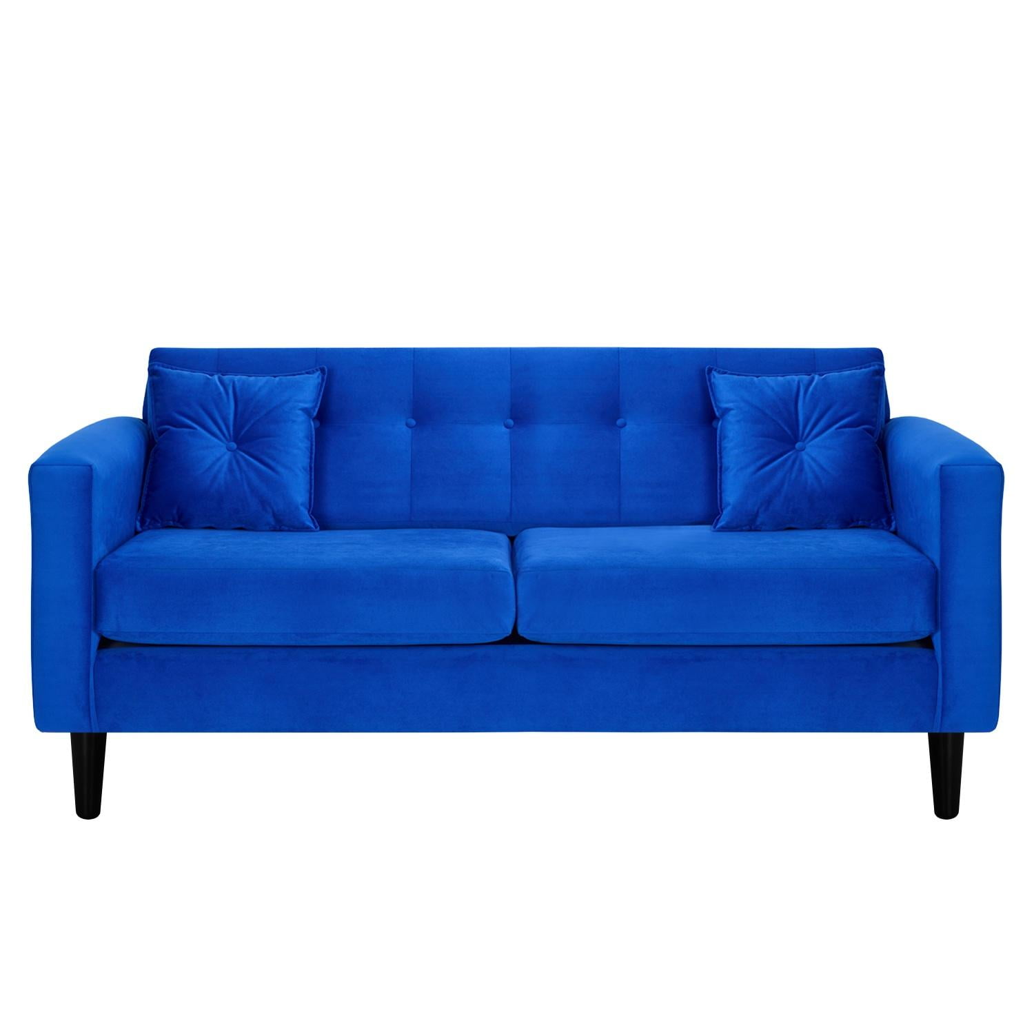 Sofa New Retro 3C Felpa 00 Azul Rey | Lider