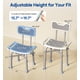 thumbnail image 4 of Silla de ducha Bluelog con respaldo para personas mayores y discapacitadas, 4 of 6