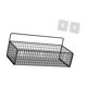 thumbnail image 5 of Cesta De Almacenamiento Para Armario, Cesta De Alambre De Acero Resistente Para Frutas, Verduras, Aperitivos, Color Negro L Con Pegatina, 5 of 5