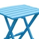 thumbnail image 3 of Mesa auxiliar para patio Adams Quik Fold de resina, 39 x 44 x 50 cm, color azul, 3 of 3