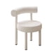 thumbnail image 4 of Tocador Simple Y Casual, Silla Para Apartamento, Dormitorio, Cafetería, Color Blanco, 4 of 5